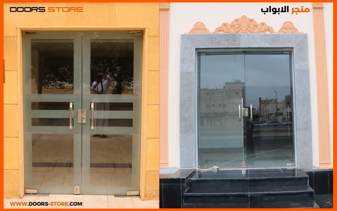 ابواب زجاج سكريت درفتين