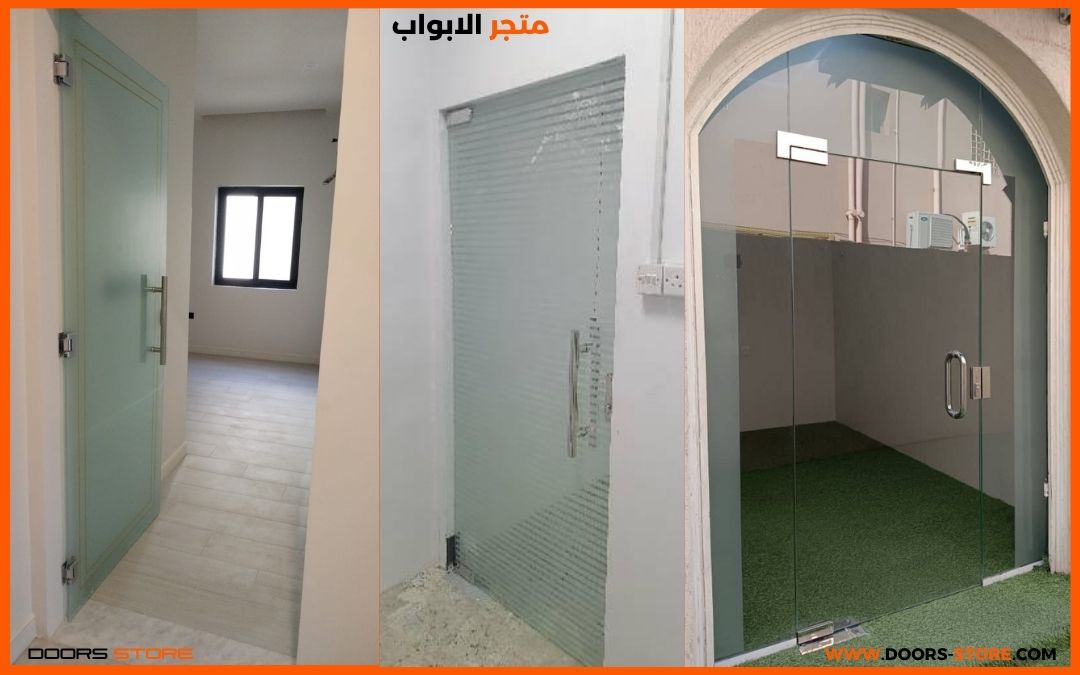ابواب زجاج سكريت مثلج
