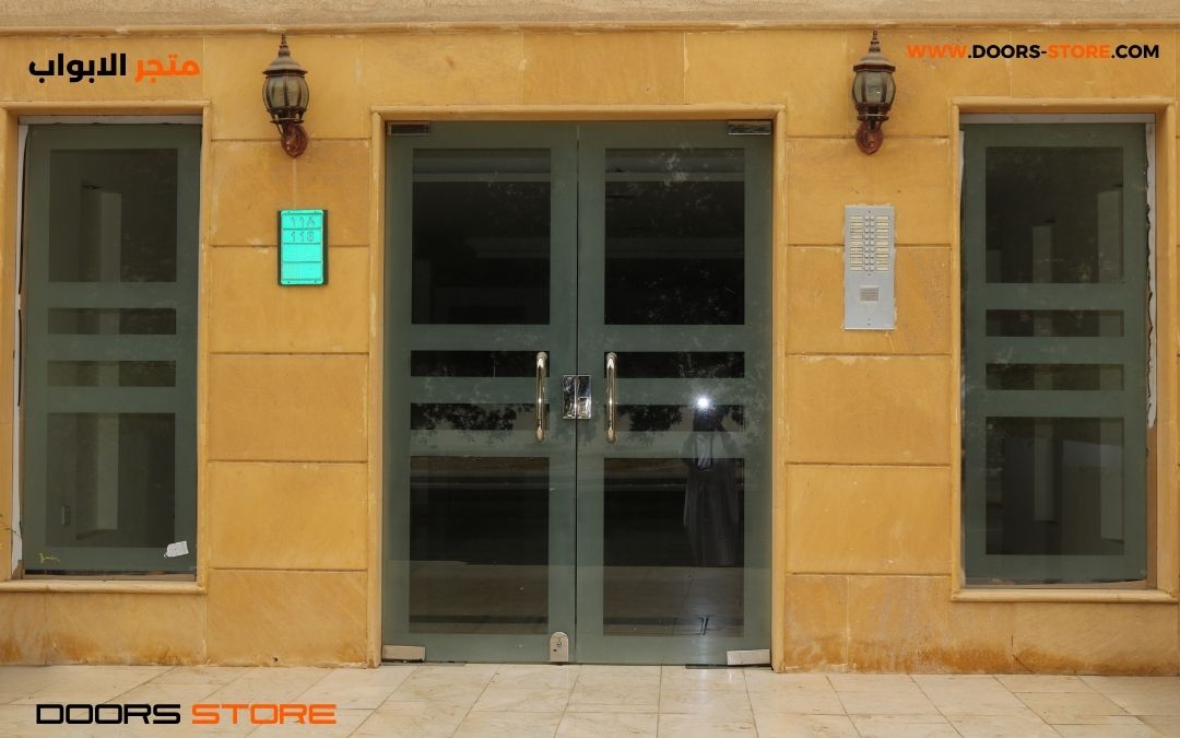 ابواب زجاج سكريت مخطط