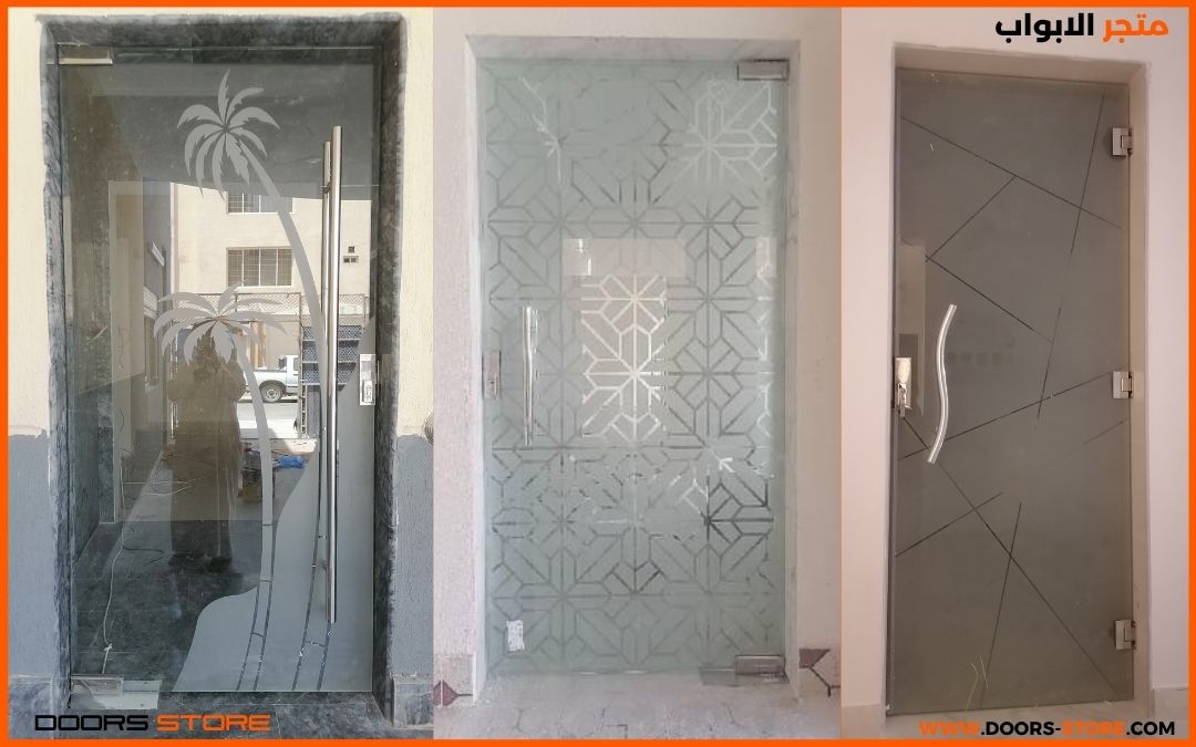 ابواب زجاج سكريت مرسوم