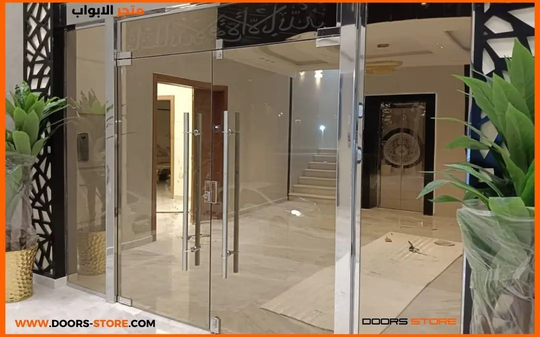 زجاج سكريت أبواب مداخل للمنازل 9 زجاج سكريت مدخل