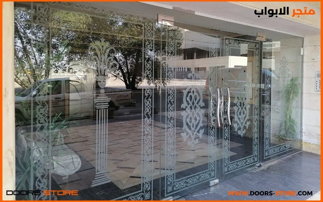 زجاج سكريت أبواب مداخل للمنازل 6 للزجاج السكريت مدخل