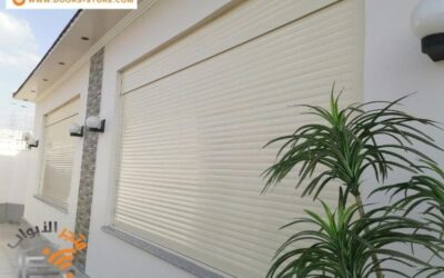 افضل ابواب المنيوم خارجية مودرن​ للمنازل والفلل مع الصور