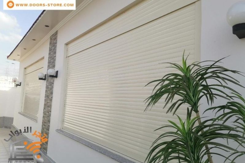 افضل ابواب المنيوم خارجية مودرن​ للمنازل والفلل مع الصور